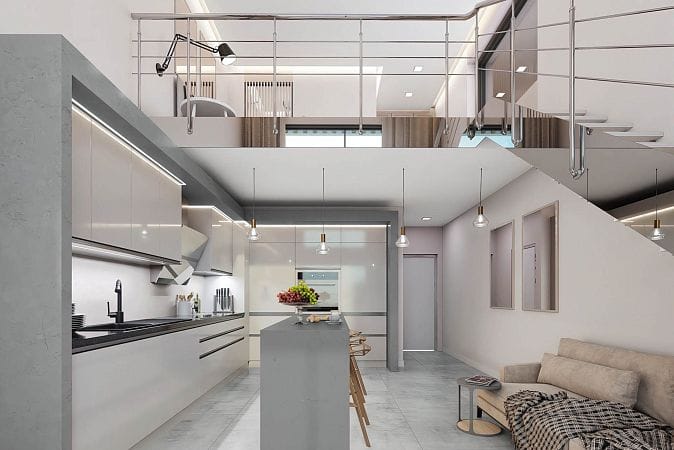 2-комнатный loft пентхаус 63 м² с террасой на крыше 30 м² - фото № 12