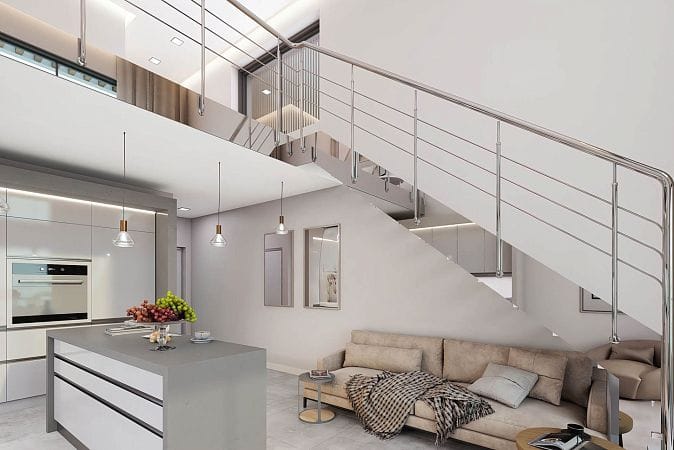 2-комнатный loft пентхаус 63 м² с террасой на крыше 30 м² - фото № 13