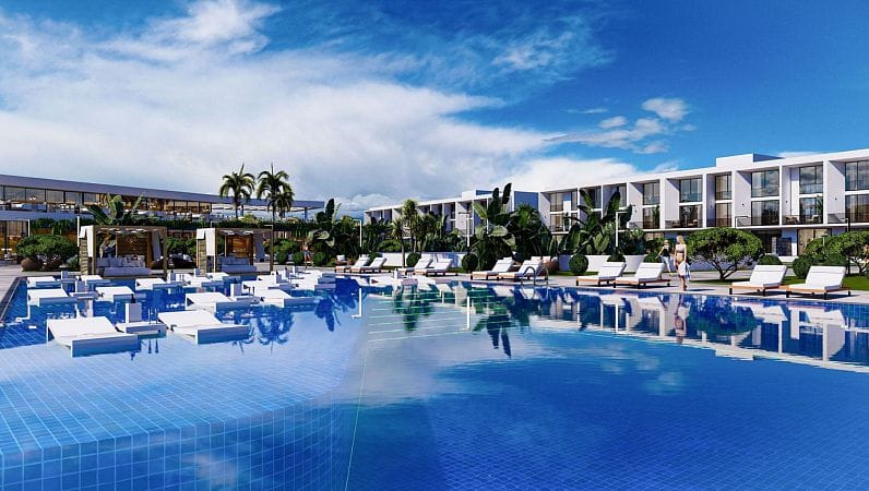 Студия 48 м² с двумя балконами в живописном комплексе - фото № 3