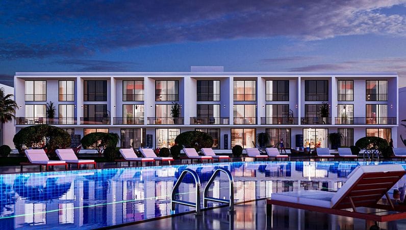 Студия 48 м² с двумя балконами в живописном комплексе - фото № 9