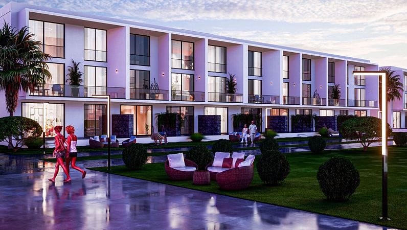 Студия 48 м² с двумя балконами в живописном комплексе - фото № 10