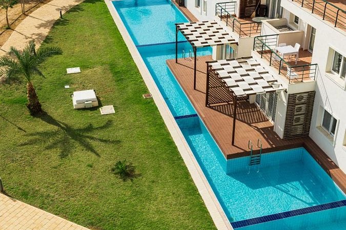 2-комнатные апартаменты 64 м² с террасой 30 м² и прямым видом на море из спальни! - фото № 31