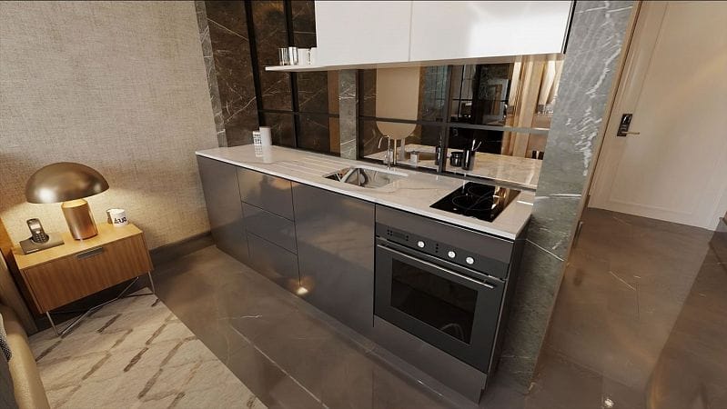 Студия 42 м² с балконом в люкс-проекте всего в 500 метрах от моря! - фото № 7