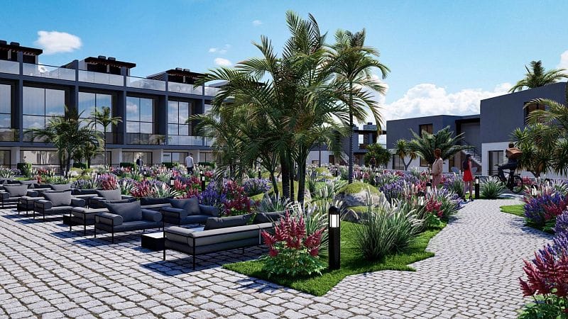 2-комнатные апартаменты 69 м² с садом 12 м² в Татлысу - фото № 16