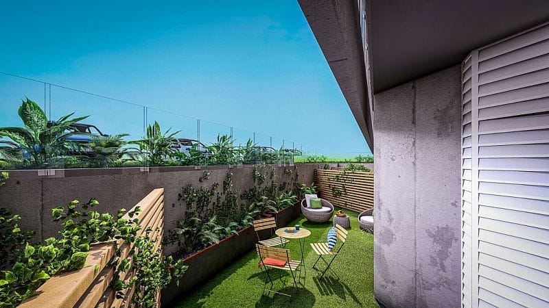 2-комнатные апартаменты 50 м² с террасой 10 м² всего в 250 метров до моря! - фото № 20