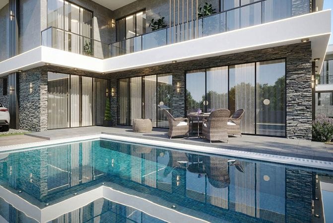 5-комнатная вилла 230 м² с земельным участком 530 м² и собственным бассейном в Беллапаис - фото № 12