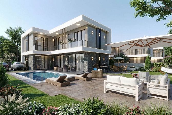 5-комнатная вилла 230 м² с земельным участком 530 м² и собственным бассейном в Беллапаис - фото № 17