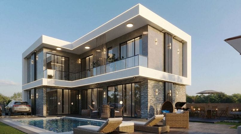 5-комнатная вилла 230 м² с земельным участком 530 м² и собственным бассейном в Беллапаис - фото № 21