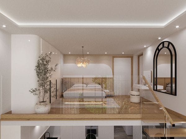 3-комнатный пентхаус loft 128 м² с джакузи на крыше в 300 метрах от моря! - фото № 3