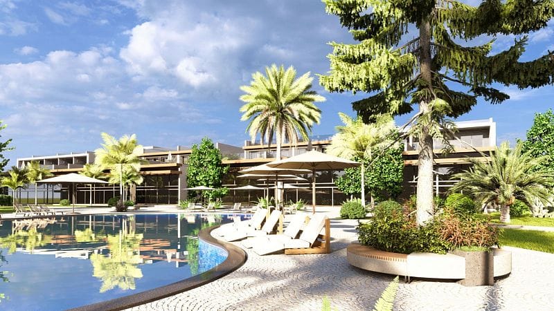 Студия 58 м² с балконом в 800 м от пляжа - фото № 1
