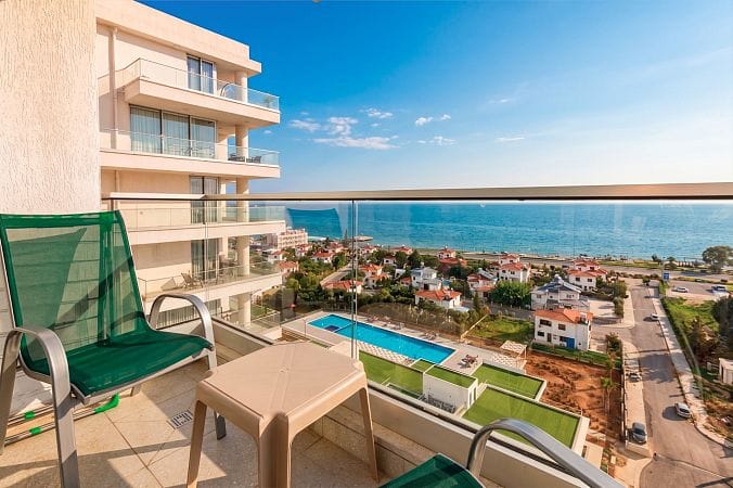 Студия 33 м² в 250 метрах от пляжа с панорамным видом на море! - фото № 12