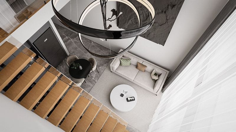 2-комнатный loft пентхаус 56 м² с террасой на крыше 30 м² в премиум комплексе с гарантированной арендой! - фото № 3