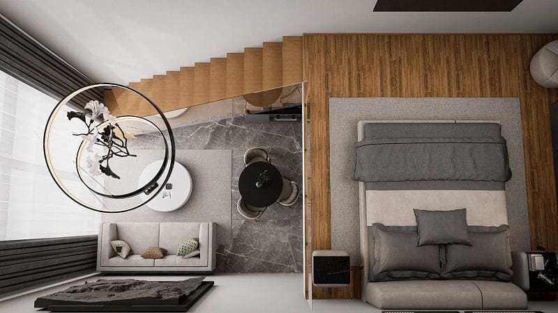2-комнатный loft пентхаус 56 м² с террасой на крыше 30 м² в премиум комплексе с гарантированной арендой! - фото № 5