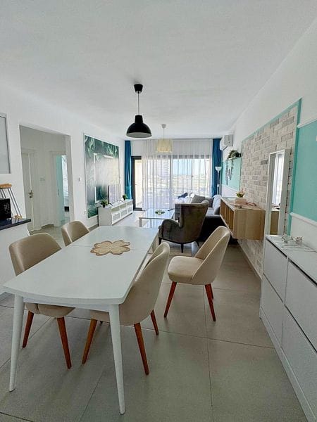 3-комнатные апартаменты 76 м² с балконом 8 м², мебелью и техникой в курортном комплексе - фото № 9