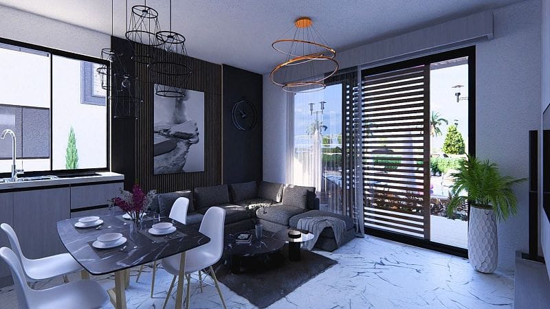 3-комнатные апартаменты 67 м² с балконом в 500 метрах от пляжа! - фото № 2