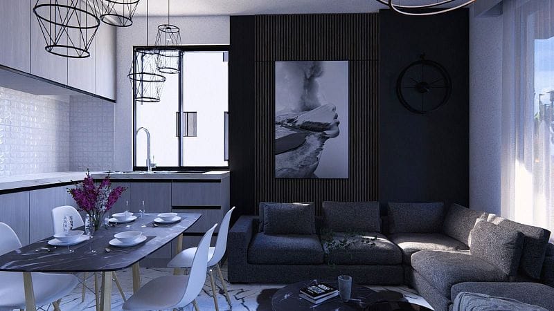 3-комнатные апартаменты 67 м² с балконом в 500 метрах от пляжа! - фото № 5