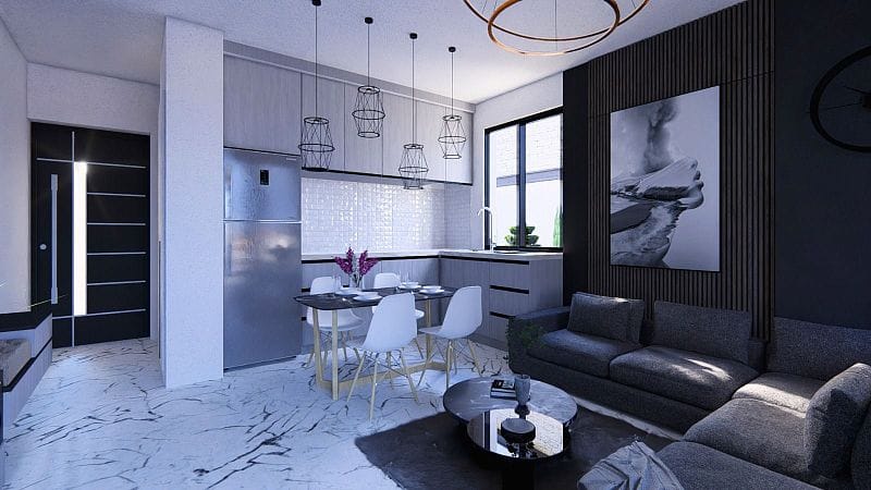 3-комнатные апартаменты 67 м² с балконом в 500 метрах от пляжа! - фото № 6