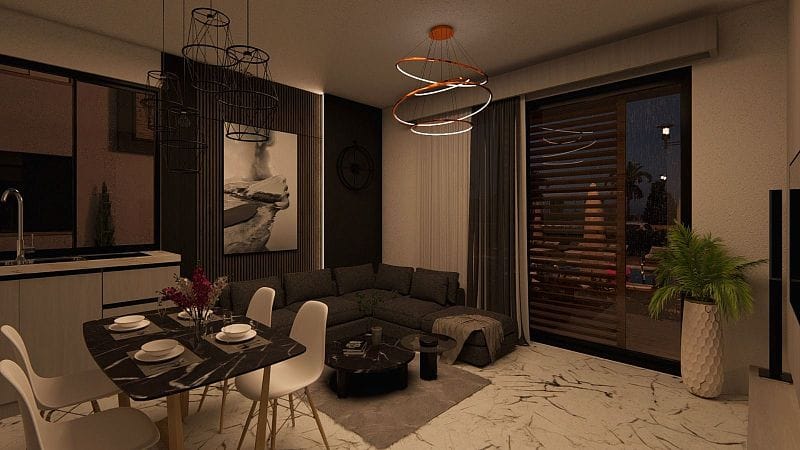 3-комнатные апартаменты 67 м² с балконом в 500 метрах от пляжа! - фото № 12