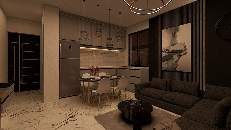 3-комнатные апартаменты 67 м² с балконом в 500 метрах от пляжа! - фото № 15
