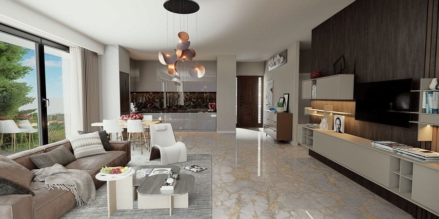 3-комнатная вилла 107 м² с земельным участком 400 м² в сосновом лесу! - фото № 14