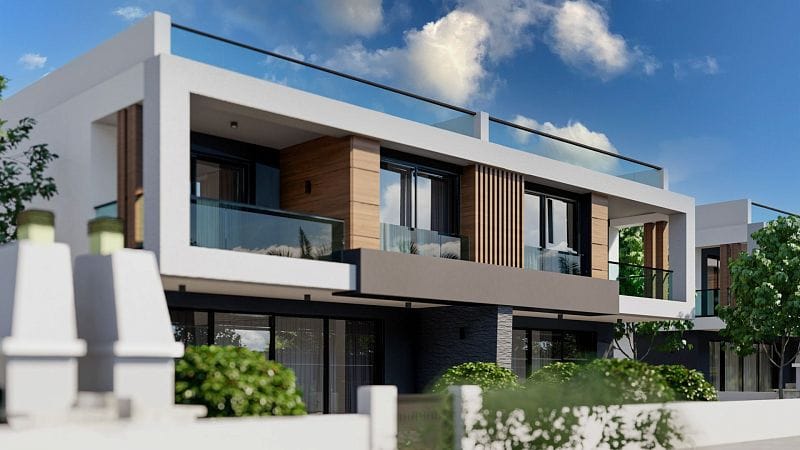 4-комнатная duplex вилла 185 м² с террасой на крыше 88 м² и участком 305 м² в 10 минутах от пляжа  - фото № 3
