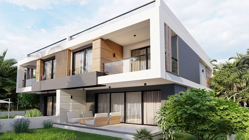4-комнатная duplex вилла 185 м² с террасой на крыше 88 м² и участком 305 м² в 10 минутах от пляжа  - фото № 13