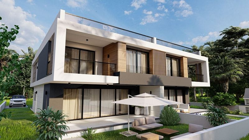4-комнатная duplex вилла 185 м² с террасой на крыше 88 м² и участком 305 м² в 10 минутах от пляжа  - фото № 16