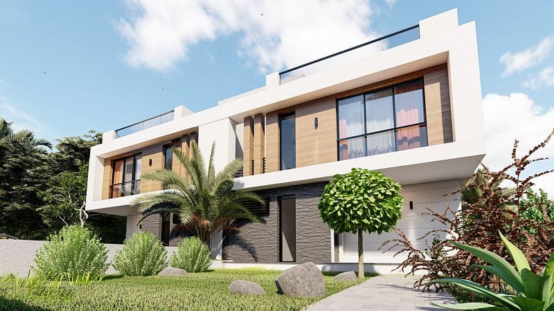 4-комнатная duplex вилла 185 м² с террасой на крыше 88 м² и участком 305 м² в 10 минутах от пляжа  - фото № 18