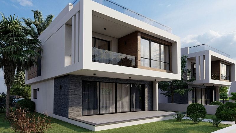 4-комнатная duplex вилла 185 м² с террасой на крыше 88 м² и участком 305 м² в 10 минутах от пляжа  - фото № 21
