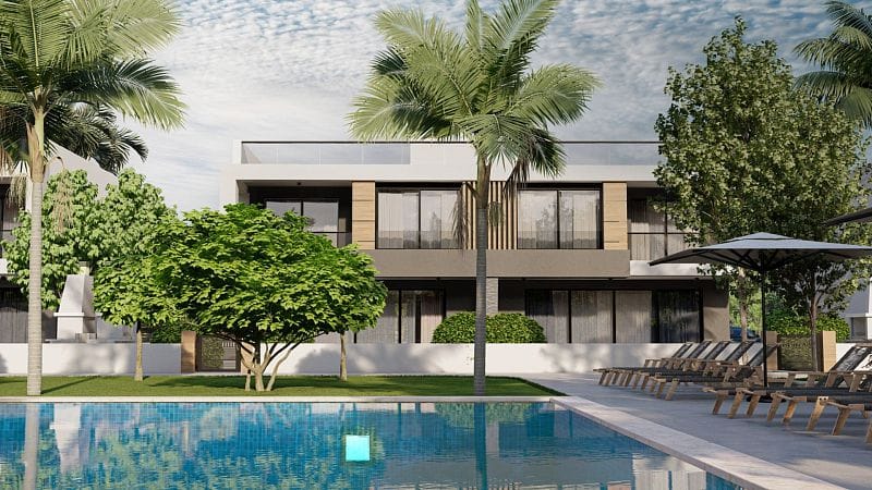 4-комнатная duplex вилла 185 м² с террасой на крыше 88 м² и участком 305 м² в 10 минутах от пляжа  - фото № 23