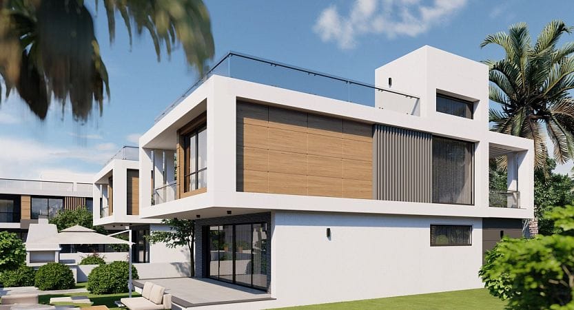4-комнатная duplex вилла 185 м² с террасой на крыше 88 м² и участком 305 м² в 10 минутах от пляжа  - фото № 24