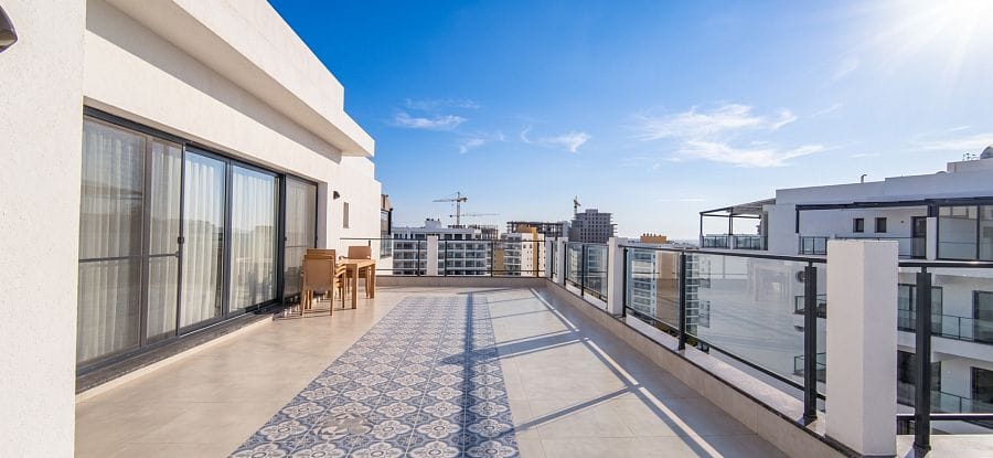 4-комнатный пентхаус 173 м² с террасой на крыше 80 м² в курортном комплексе - фото № 16