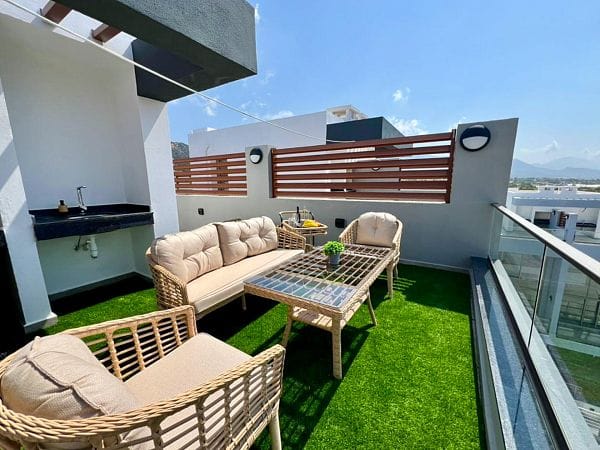 3-комнатные апартаменты 126 м² с терраса на крыше 60 м² в 10 минутах от пляжа - фото № 38