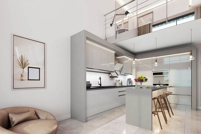 2-комнатный loft пентхаус 63 м² с террасой на крыше 30 м² - фото № 4