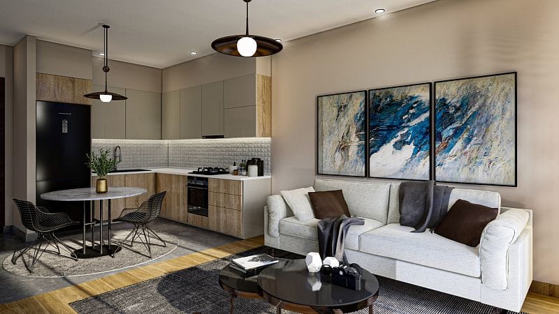 2-комнатные пентхаус 75 м² с террасой на крыше 58 м² в курортном комплексе с богатой инфраструктурой - фото № 7