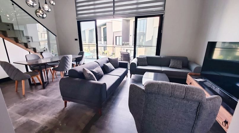 4-комнатные loft апартаменты 115 м² с балконом 15 м² в 100 метрах от моря! - фото № 3